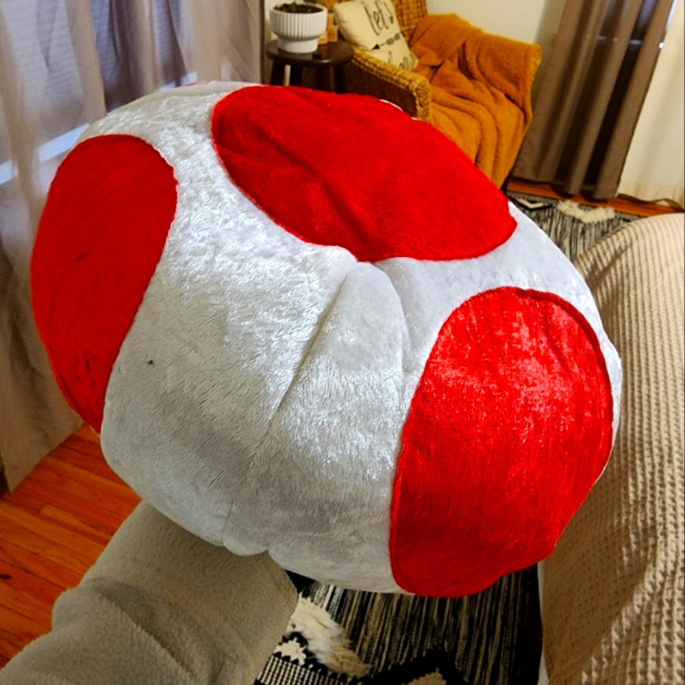 Adult Mario Mushroom Hat